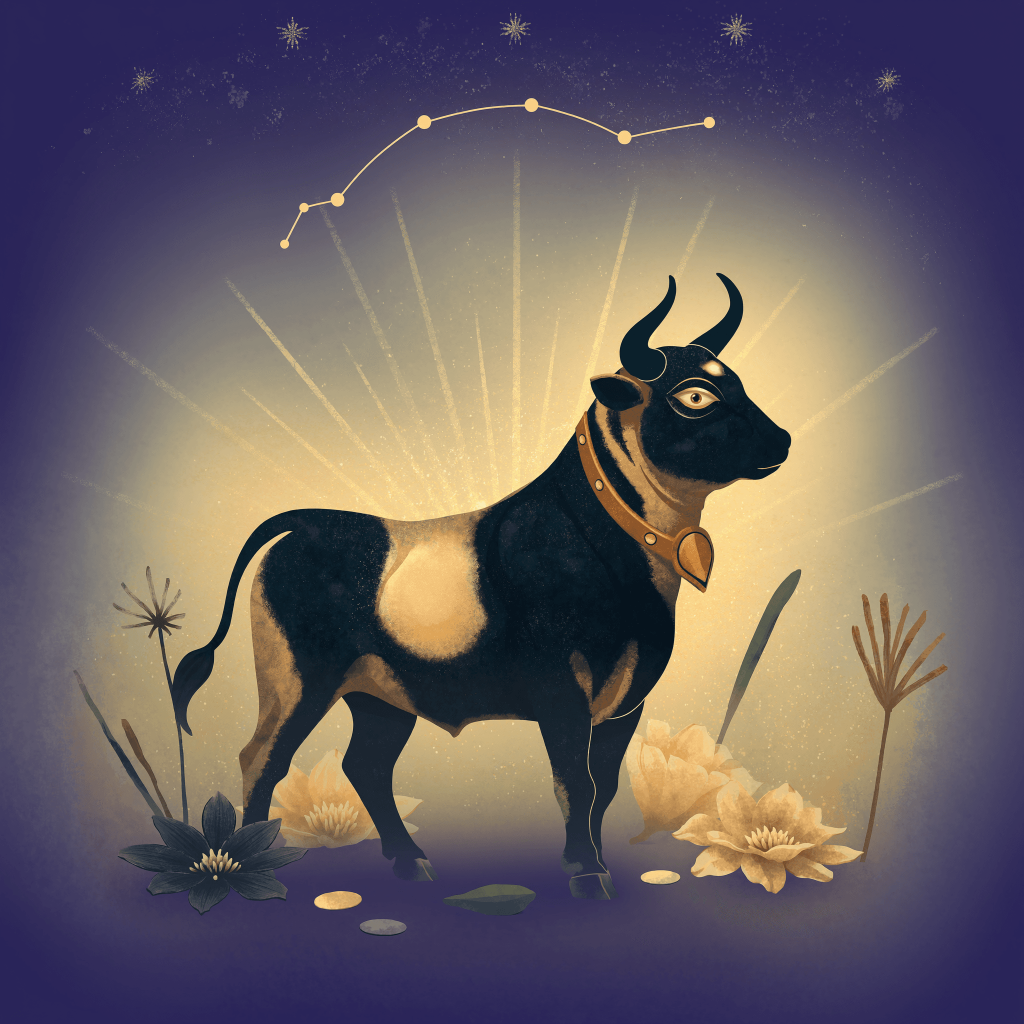 Býk ilustrace